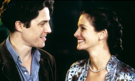 Hugh Grant with Julia Roberts in Notting Hill