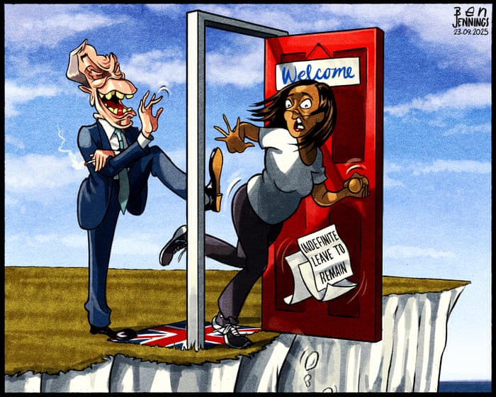 Ben Jennings on Reform UK’s deportation plan – cartoon