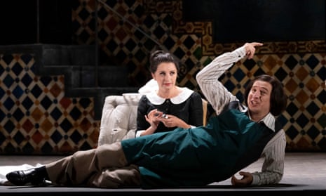 Soraya Mafi, ‘perfection’ as Susanna, with  Alexander Miminoshvili as Figaro in The Marriage of Figaro at Glyndebourne
