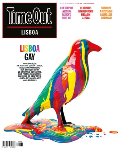 Time Out Lisbon: cover for Lisboa Gay, 2016, by João Caetano