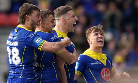 Warrington’s second-half onslaught knocks St Helens out of Challenge Cup