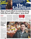 Guardian front page, Wednesday 22 May 2019