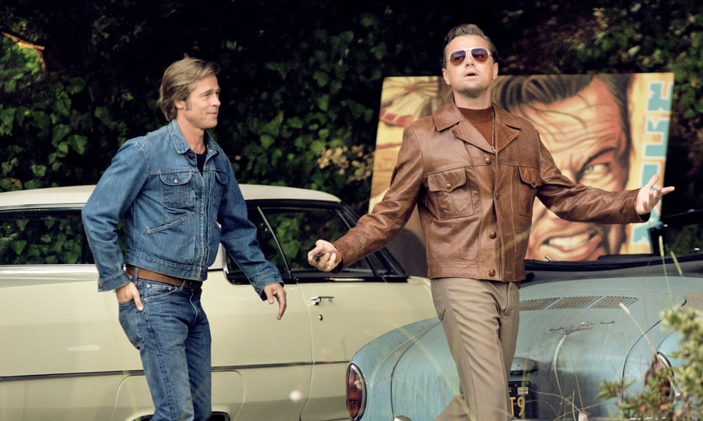 Brad Pitt and Leonard DiCaprio in Once Upon a Time in Hollywood.