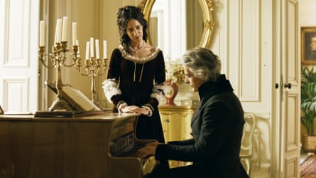 Ilectra Fragkiadaki as Roxandra Sturdza and Antonis Myriagos in Kapodistrias.