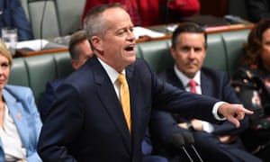 Bill Shorten in parliament