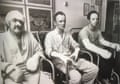 Three men, heavily bandaged