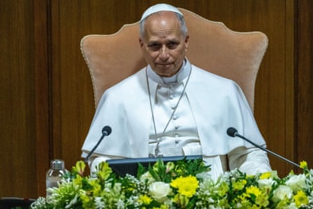 a man religious vestments looks ahead