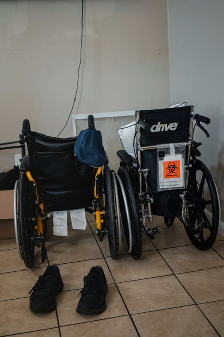 two wheelchairs