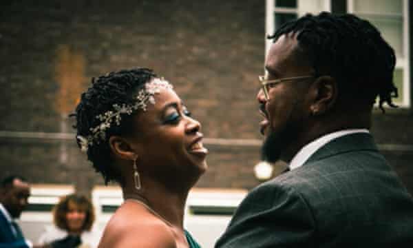 ‘Now I know love is real!’ The people who gave up on romance – then found it in lockdown | Dating 1 Nayasha Daley and Dwaine married last March.