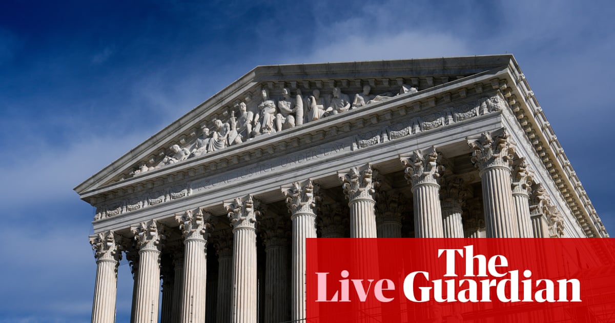 US supreme court issues more decisions but does not rule on tariffs – live