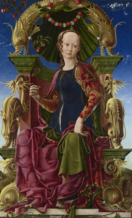Cosimo Tura, A Muse (Calliope?). Probably 1455-60