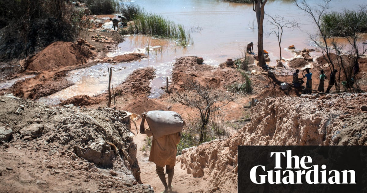 Image result for Children as young as seven mining cobalt used in smartphones, says Amnesty