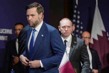 The US vice-president, JD Vance.