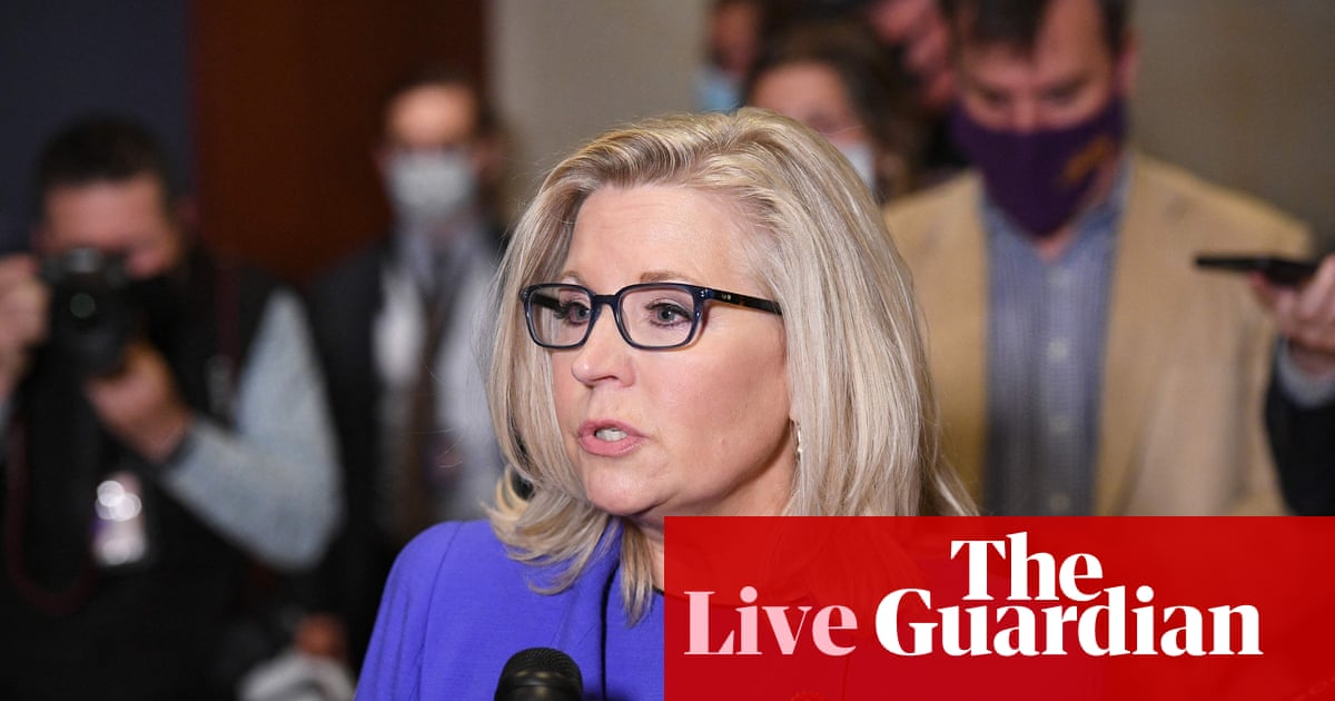 Liz Cheney vows to stop Trump getting ‘anywhere close to the Oval Office’ again – live