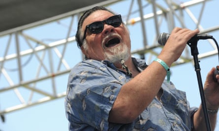 Harman on the blues stage at the Simi Valley Blues and Cajun festival in California in 2013.