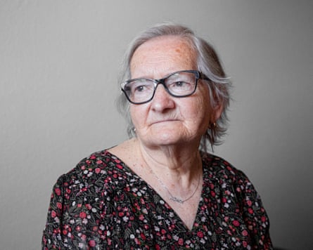 María Indias looking off camera