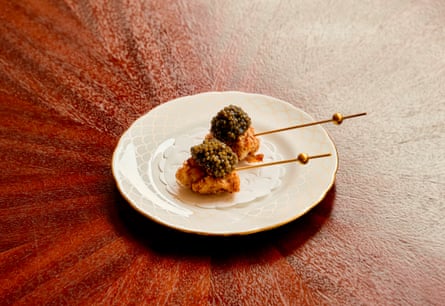 The core fried chicken at Corenucopia, SW1. Perfect with a bit of Oasis.