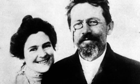 Unlikely couple … Anton Chekhov with his wife Olga Knipper.