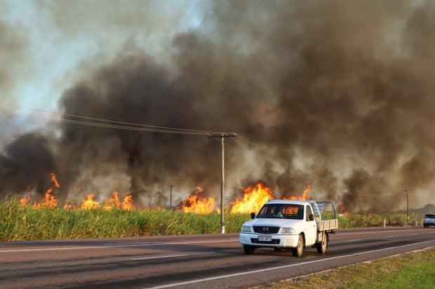 Cane burns in Home Hill, North Queensland