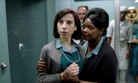 Sally Hawkins and Octavia Spencer in The Shape of Water, directed by Guillermo del Toro.
