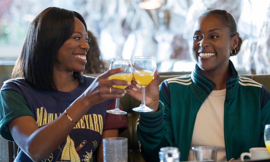 Insecure Series 5 Episode 1 “Reunited Okay?!” At her ten-year college reunion, Issa’s self-doubt quickly surfaces, while Molly struggles to get out of her own head.