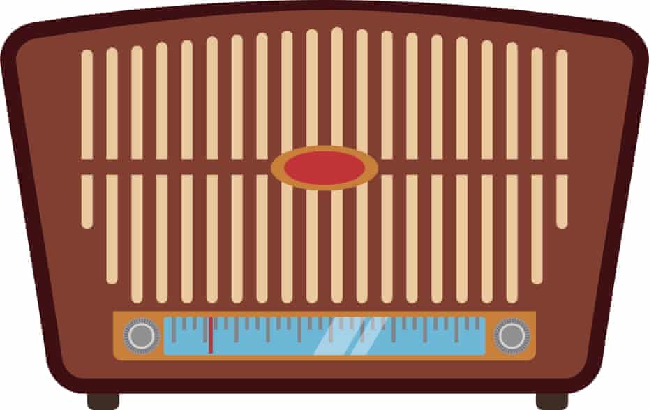 Vintage radio stereo icon vector illustration graphic 