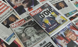 A selection of British front pages responding to the result.