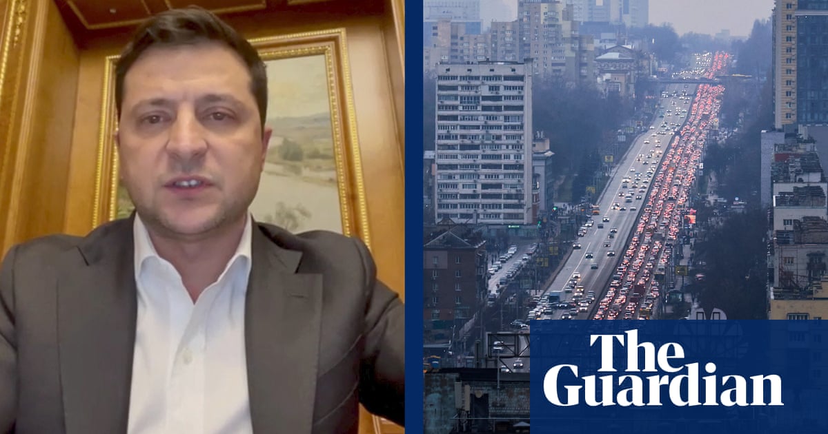 Zelenskiy introduces martial law in Ukraine as sirens blare in Kyiv – video