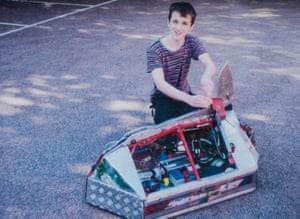 Michael Sandford with Steel Avenger used for Robot Wars