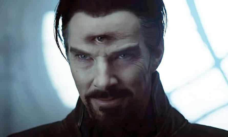 Eye eye … Benedict Cumberbatch in Dr Strange and the Multiverse of Madness.