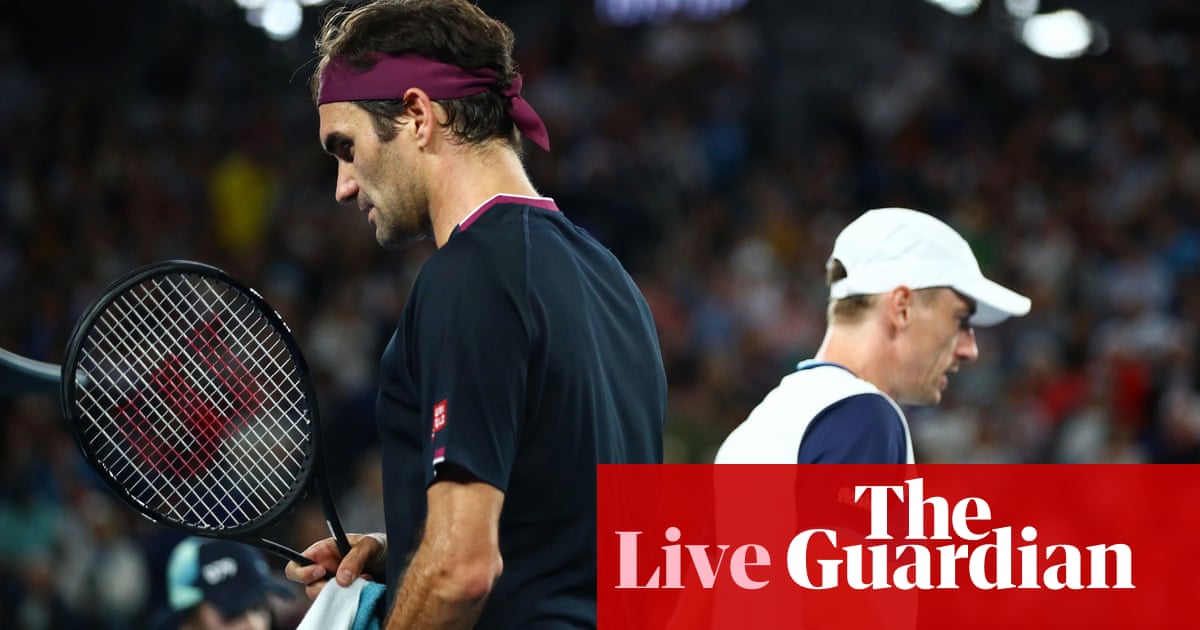 Australian Open: Roger Federer v John Millman goes to fifth set – live!