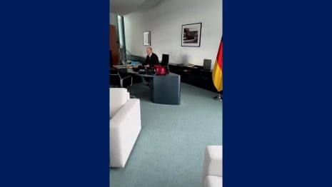 German chancellor Olaf Scholtz uploads first video to TikTok – video