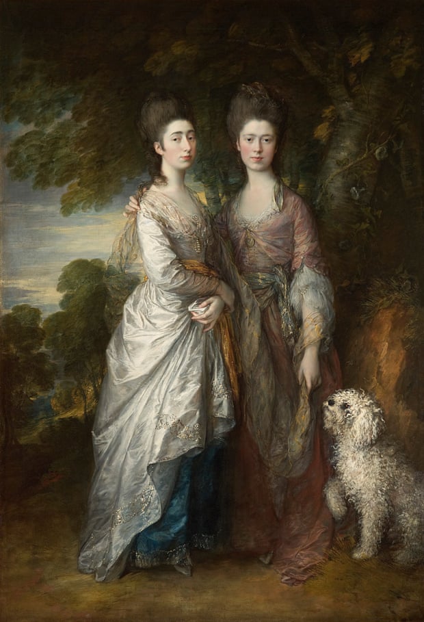 Very rarely seen portrait … Margaret and Mary Gainsborough (1770-74).