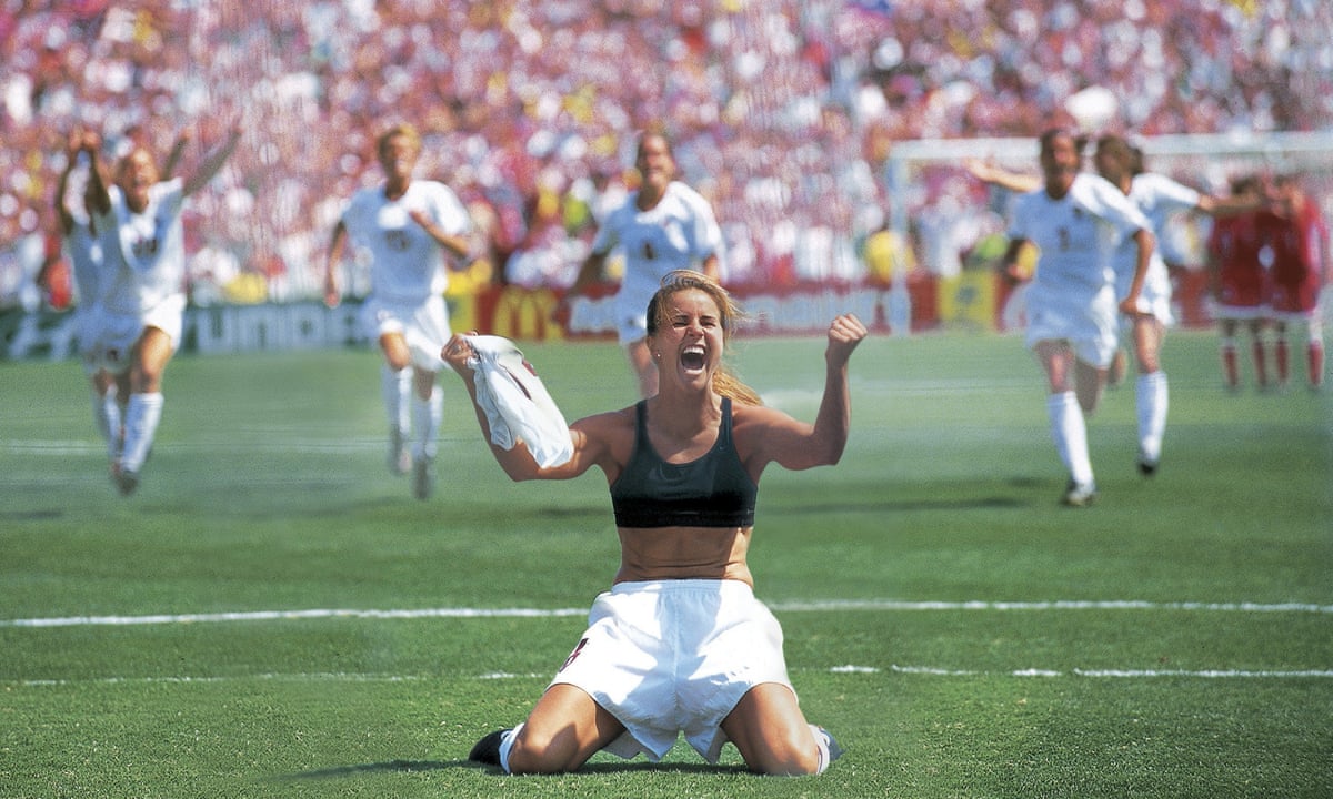 Women's World Cup game-changing moments No 4: Brandi Chastain in 1999 | Women's  World Cup | The Guardian