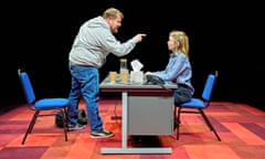 James Corden and Anna Maxwell Martin in The Constituent at the Old Vic.