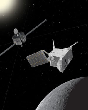 An artist’s impression of the BepiColombo.