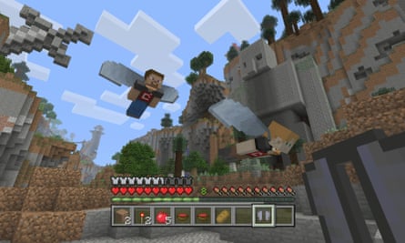 Day Gliding in Minecraft: Console Editions Holiday Update Minecraft (2016)