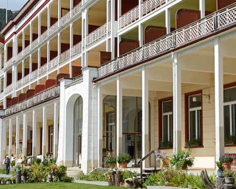 The Schatzalp, the luxury sanatorium near Davos that appears in The Magic Mountain by Thomas Mann.