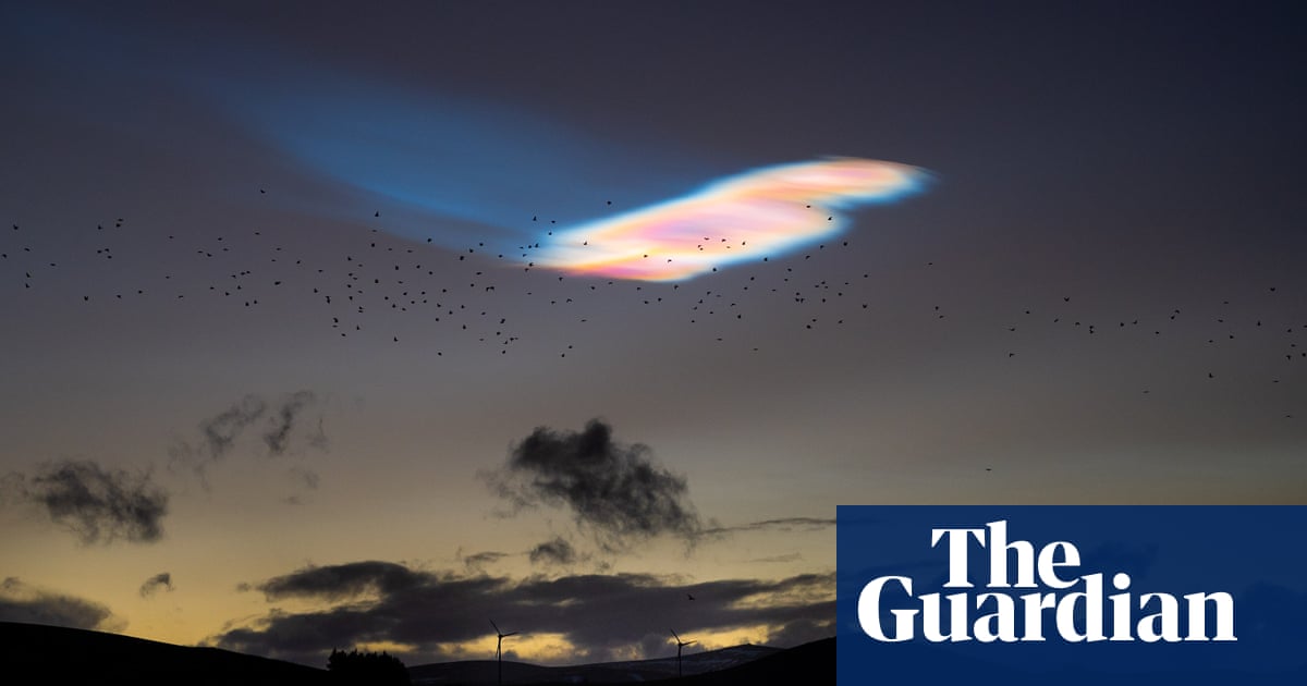 Rare ‘mother of pearl’ clouds spotted over Scotland