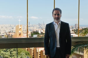 Lebanese MP Michel Moawad at his home in Baabda, Lebanon.