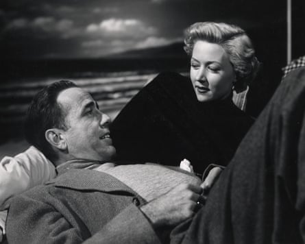 Humphrey Bogart and Gloria Grahame in In A Lonely Place.