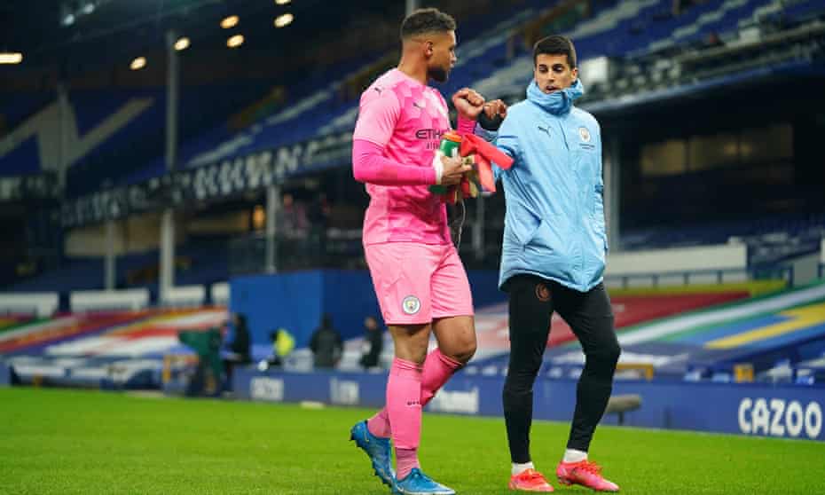 Zack Steffean (left) has played in all Manchester City’s FA Cup games this season.