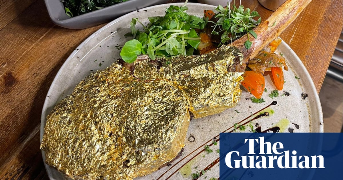 Restaurant offers budget version of Salt Bae’s gold-covered steak