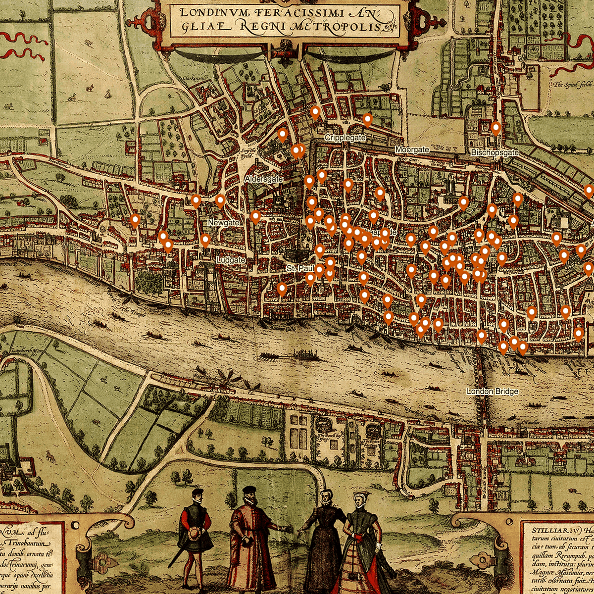 New Interactive Death Map Breathes Life Into Medieval London Anthropology The Guardian New Interactive Death Map Breathes Life Into Medieval London Anthropology The Guardian