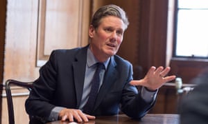 Keir Starmer, shadow Brexit secretary, pictured on 23 March 2018.