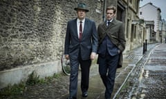 Shaun Evans as Endeavour Morse (right) with Roger Allam as DI Fred Thursday.