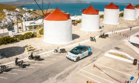 The island’s transport is being transformed by an agreement with Volkswagen to supply vehicles.