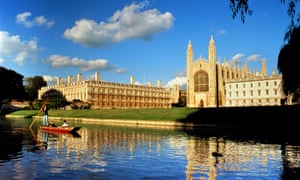 King's College, Cambridge, seen from the river
