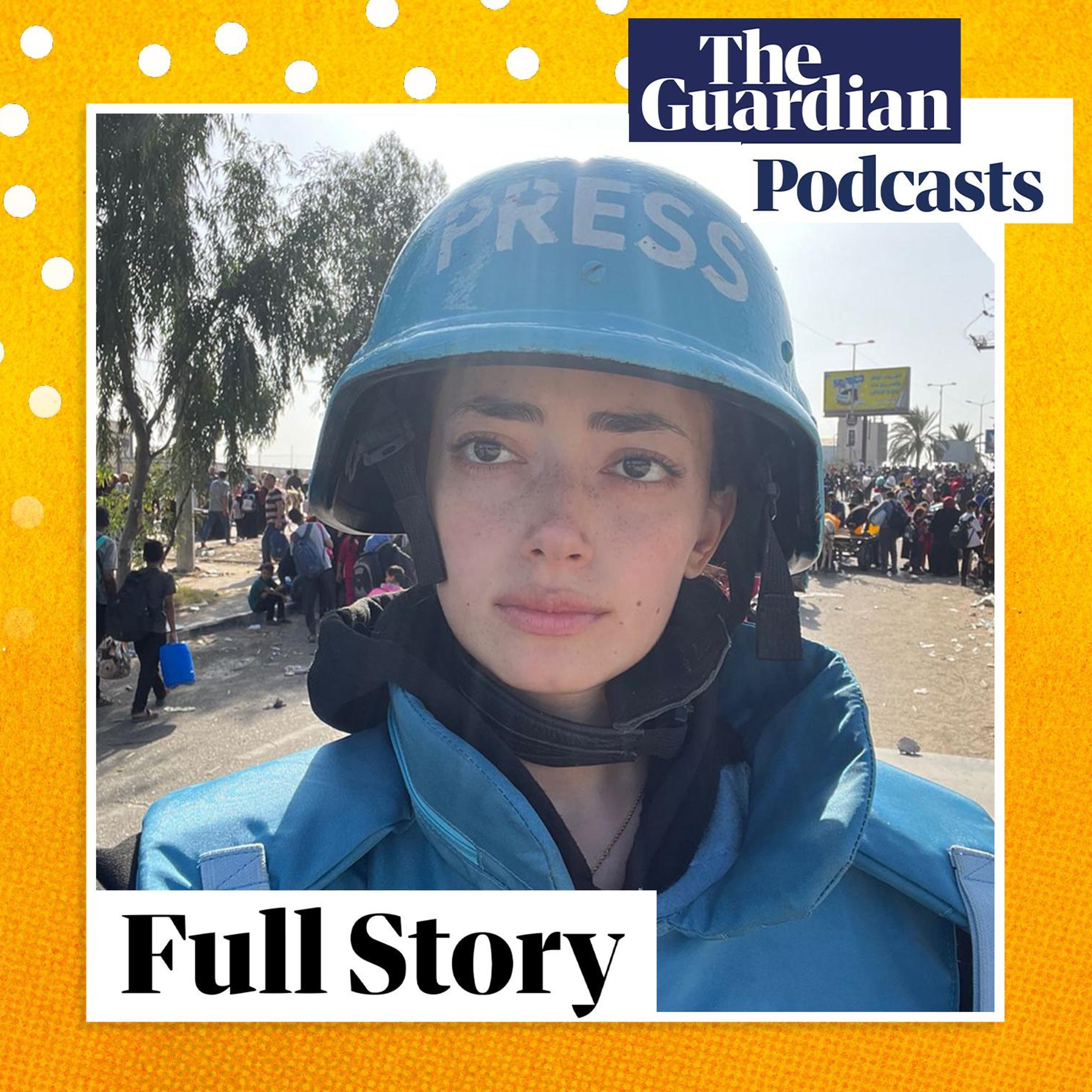 Palestinian journalist Plestia Alaqad “living in two different worlds” since fleeing Gaza Episode cover