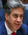 Ed Miliband, the UK foreign secretary.
